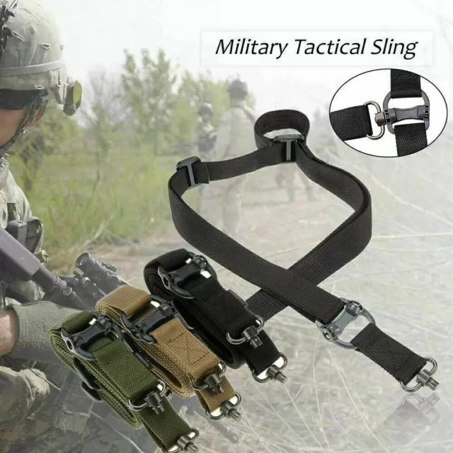 Retro Tactical Quick Detach QD 1 2Point Multi Mission 1.2" Rifle Sling Adjust AU