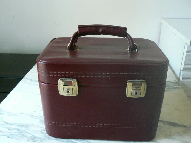 Mallette De Voyage/trousse De Toilette Homme Vintage – Style Ancien Coffret – Occasion