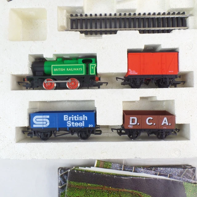 HORNBY RAILWAYS INDUSTRIAL FREIGHT Electric Train Set Complete Working
