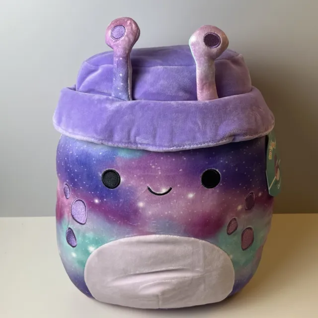 Squishmallow 12 Inch Daxxon the Purple Alien Soft Plush with Hat New