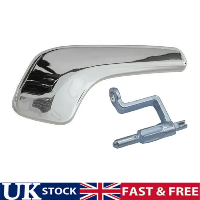 VAUXHALL - OPEL CORSA D CHROME INTERIOR DOOR HANDLE & CONNECTING ROD - Left