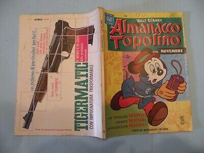 Almanacco Topolino 1966 N° 11 Mondadori Disney Orig. Molto Buono Bollino+Cedola
