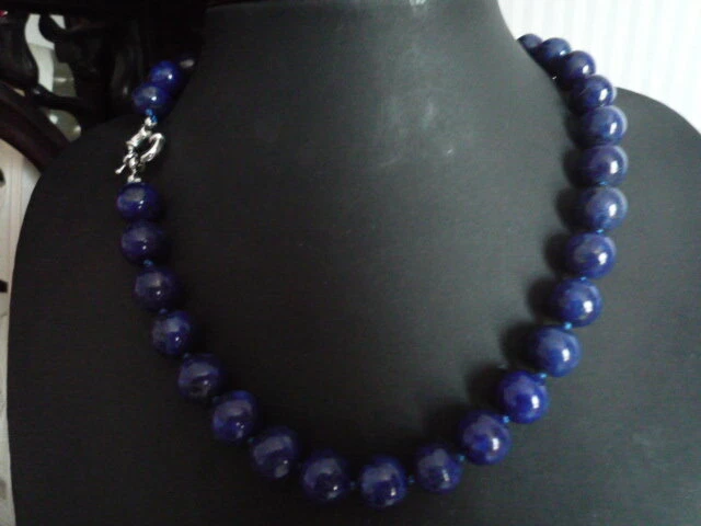 Bracelet Perles Lapis Lazuli & Lave - Naturel, Lithothérapie, Style Tibet