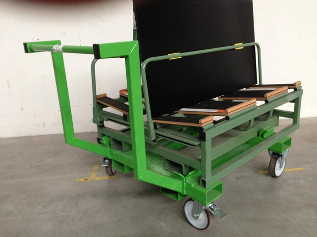 Carrello per trasporto carrello a piattaforma carrello a piastre carrello in vetro