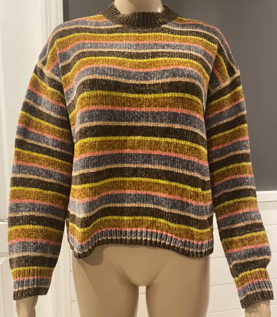 VOLCOM Bubble Tea Womens Boxy Sweater Size XS 2
