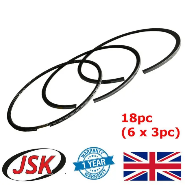 STD Piston Ring 18pc Set for 125mm Bore Cummins L10 ISM & M11 Engines