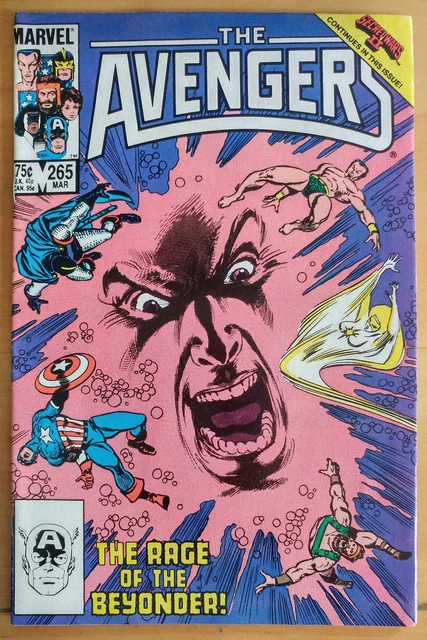 The AVENGERS #265 (1986 MARVEL Comics) ~ GD Comic Book