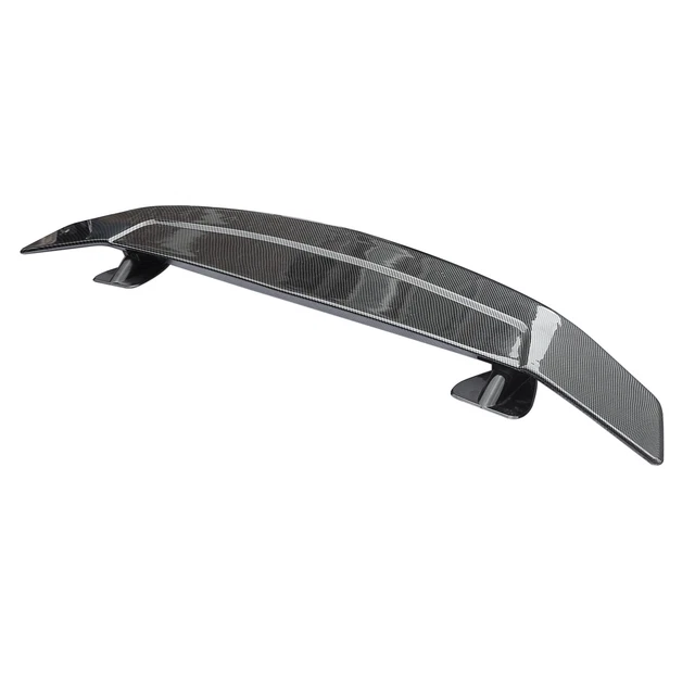 ABS UNIVERSAL CARBON Fiber style Race Car Trunk Rear Lip Spoiler Wing