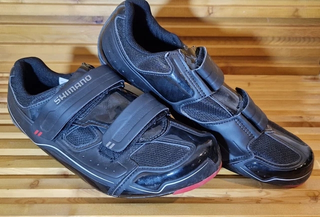 Radschuhe SHIMANO Dynast SH-R065L SPD-SL Rennrad schwarz rot UK 9,5 EU 44