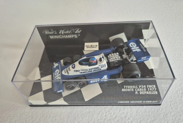 ミニチャンプス 1/43 Tyrrell P34 FNCB 1977 #4 TAMEO TMB042 Scale 1/43 | TYRRELL F1 P34/2 FORD N 4 JAPAN GP