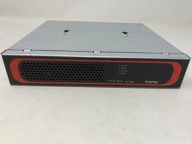 TESIRA EX-AEC BIAMP 4 Channel Half-Rack Mic/Line Expander *NO POWER ...