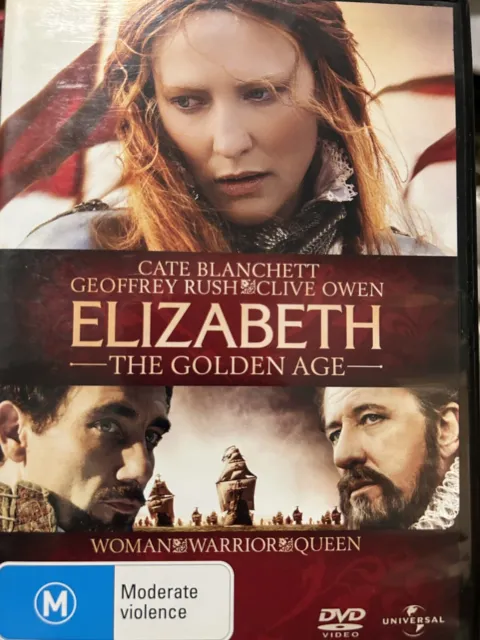 Elizabeth: The Golden Age DVD (Region 2,4) VGC Clive Owen
