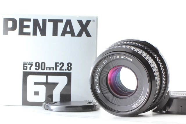 [Top MINT in box] Pentax 67 SMC 90mm f2.8 MF Lens Late Model For 6x7 67 II Japan