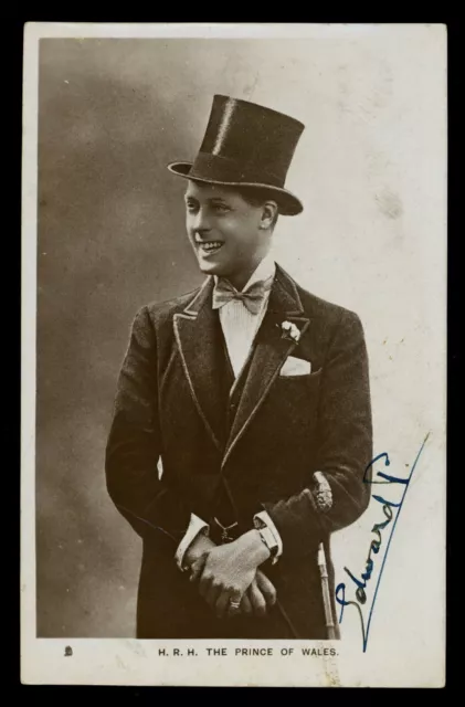 Edward, Prince Of Wales (King Edward Viii) Signed Real Photo Postcard Autograph