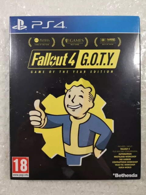 Fallout 4 G.o.t.y. Steelbook Edition Ps4 Euro New (En/Fr/De/Es/It)