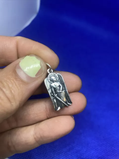 James Avery Sterling Silver St Michael Charm