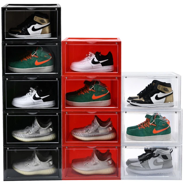 SNEAKER SHOE Storage Box Side Open Heavy Organizer Stackable