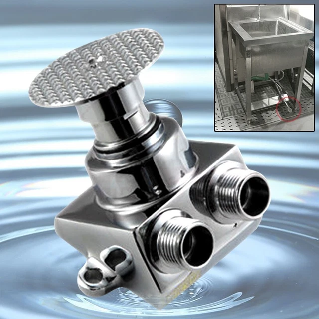 Tap Control Switch BUILDINGS SWITCH TAP Valve Copper Floor Pedal Switch Tap Valve Brand ...