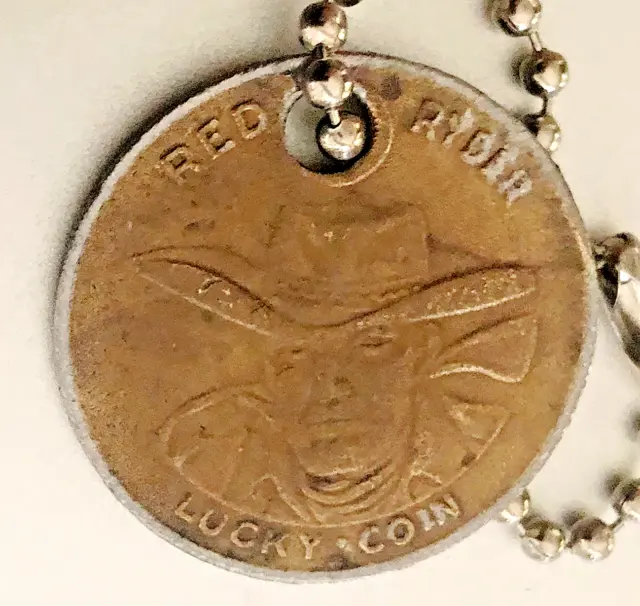 Red Ryder Lucky Coin Key Fob Token; J.C. Penney's For Super Value