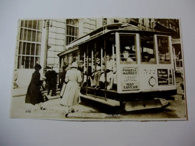 USA189 - MARKET STREET RAILWAY San Francisco - TROLLEY TRAM No522 Postcard
