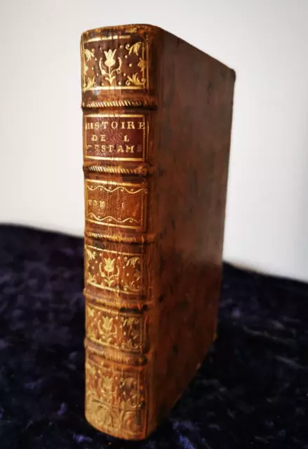 CALMET Histoire De l'ancien et du Nouveau Testament Tome 1 livre ancien 1742