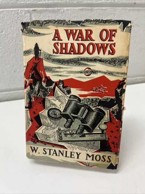 Vintage Book A War Of Shadows Stanley Moss Crete Nazi Germany Ww2 P