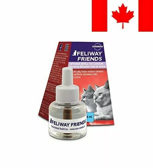 FELIWAY Friends Diffuser Refill, 1-Pack (FELIWAY MultiCat Refill) - Specifica...