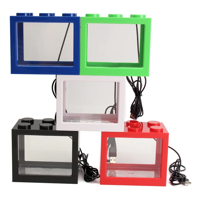 USB Mini LED Tank Fish Small Aquarium Light Office Home Decor Kids Gi 3