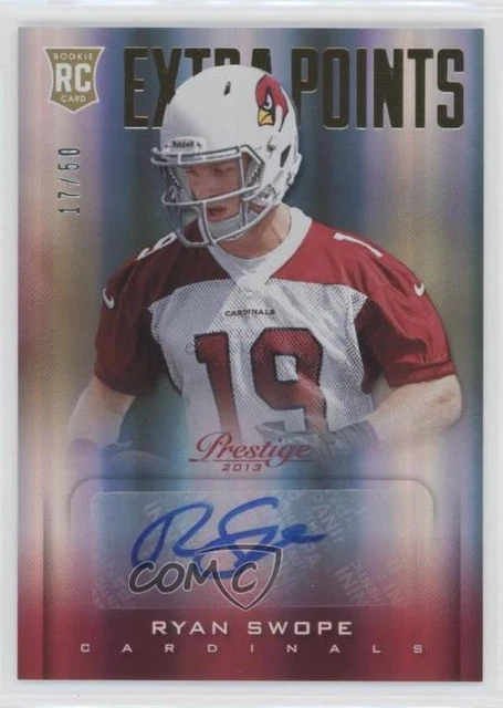 2013 Panini Prestige Extra Points Gold Signatures /50 Ryan Swope Rookie Auto RC