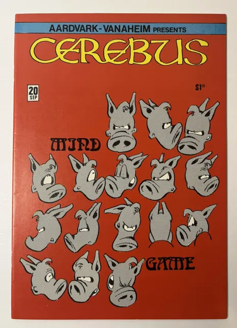 Cerebus the Aardvark Comic Book #20 AV 1980 ✅ Dave Sim Vanaheim ✅ Good Condition