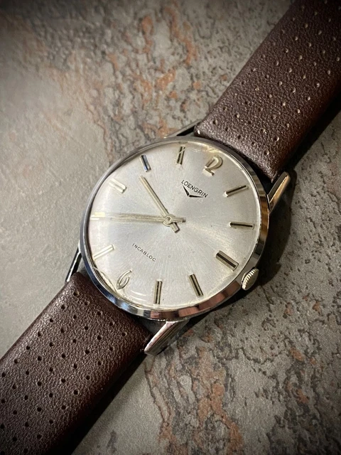 LOENGRIN INCABLOC 17 Rubis Vintage Swiss Made Watch Caliber