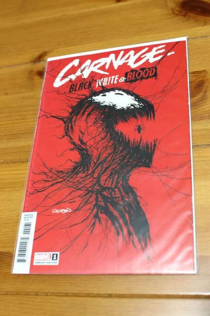 COMICS: CARNAGE BLACK WHITE & BLOOD #1 (GLEASON WEBHEAD) 1st Print NEW