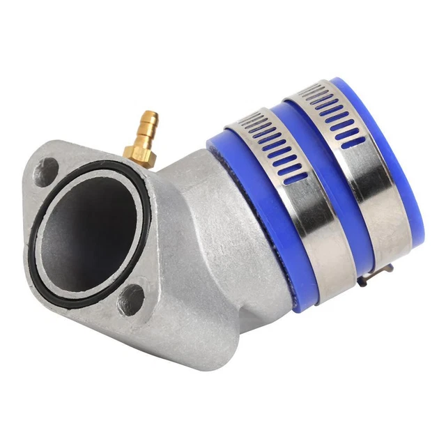Aluminum Carburetor Frosted Intake Pipe Adapter Manifold Interface Boot for ATV