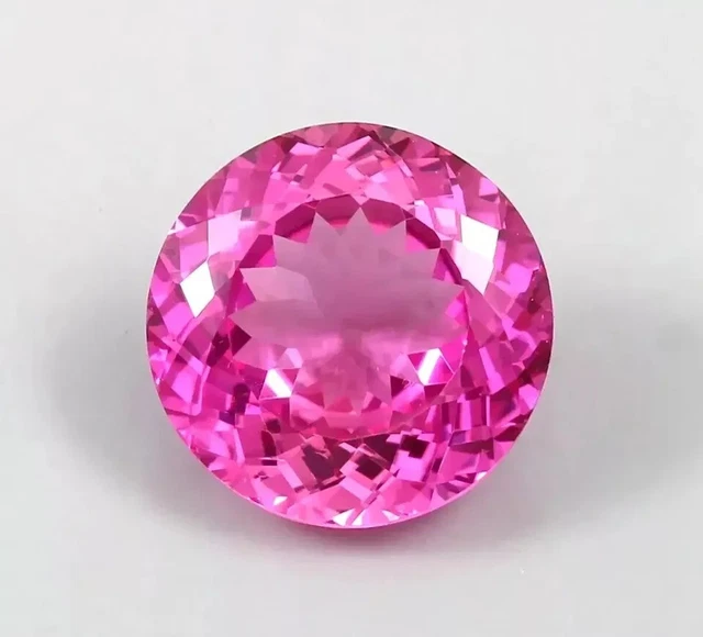 Paire de pierres précieuses ovales en vrac, saphir rose