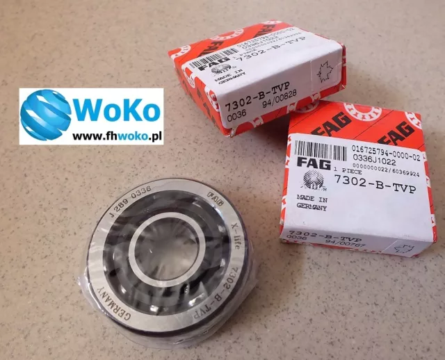 Bearing 7302 BTVP,7302btvp,7302B-TVP Angular contact ball,dimension 15x42x13 FAG