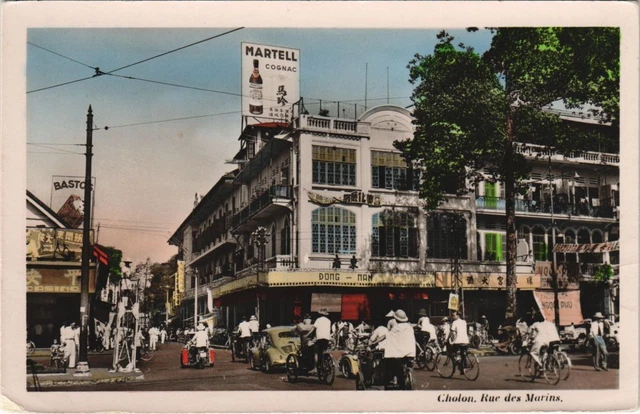 CPA AK VIETNAM CHOLON Rue des Marins INDOCHINA (1221429)