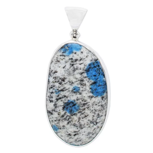 K2 Granite Azurite Pendant Necklace by Stones Desire