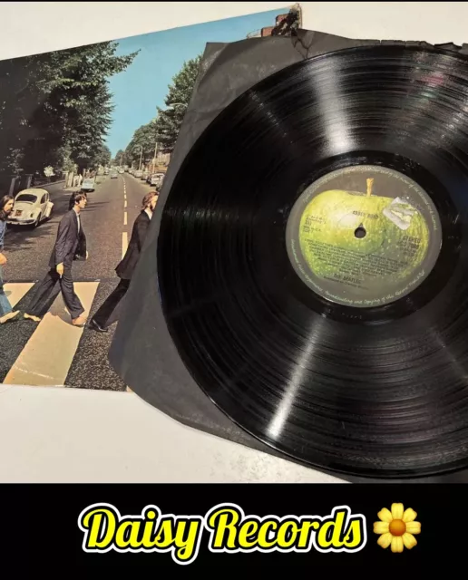 The Beatles - Abbey Road 1st UK Pressing *Misaligned Apple* VG+/VG+