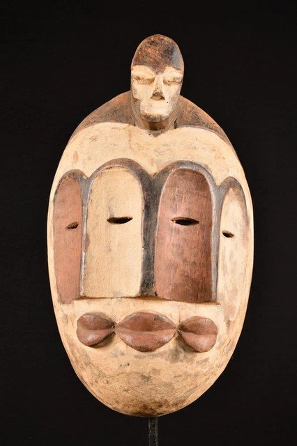 21091 African Old Fang Mask / Mask Gabon