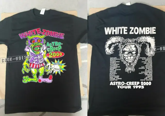 WHITE ZOMBIE VTG Shirt 90's Tour 1995 Astro Creep Cities Rob Band Tee