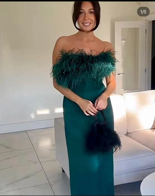 zara green feather dress Feather Satin Effect Short Green Dress Zara