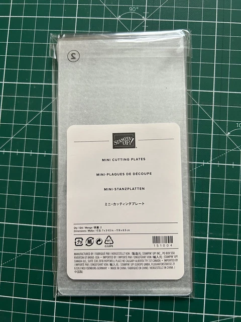 Stampin' Up! Mini-Stanzplatten für Mini-Stanzmaschine - Schneideplattenpaar