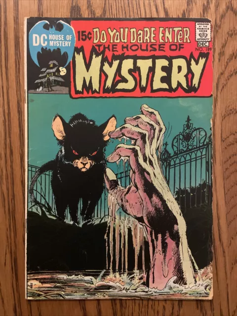The House Of Mystery  #189 (DC Comics 1970) Neal Adams! VG+