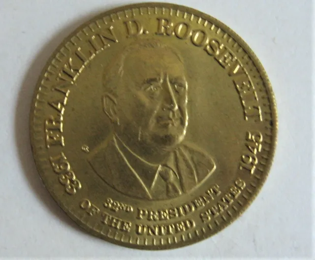 Franklin D Roosevelt Coin 32nd President 1933-1945