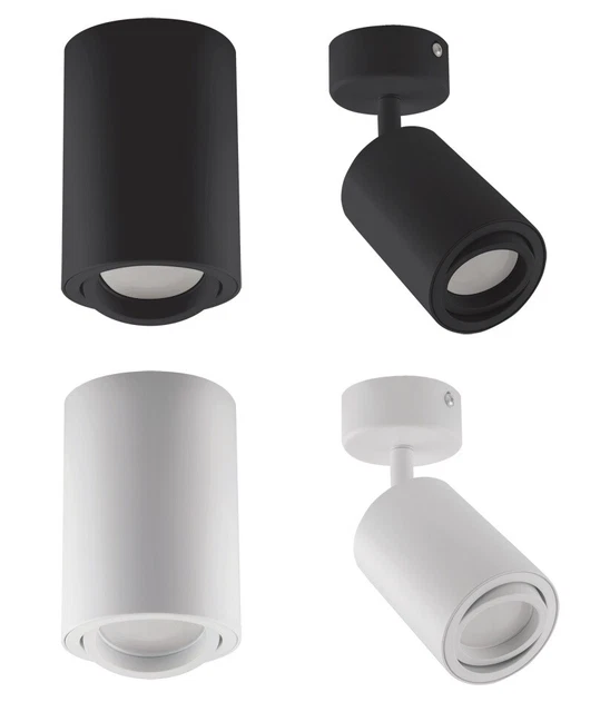 EDO Plafoniera Quad-Spot OVO 4 oro nero Lampada da soffitto LED oro nero IP20 GU10 a 4 luci, faretto orientabile GU10, plafoniera 230V per soggiorno, anello oro EDO777243