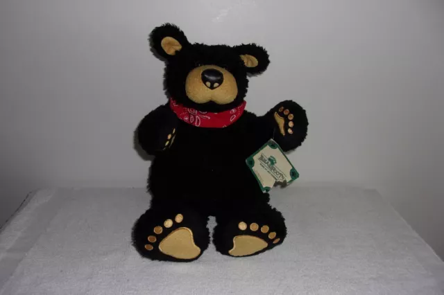 vtg 1997 bearfoots jeff fleming big sky carvers mama black bear animal plush