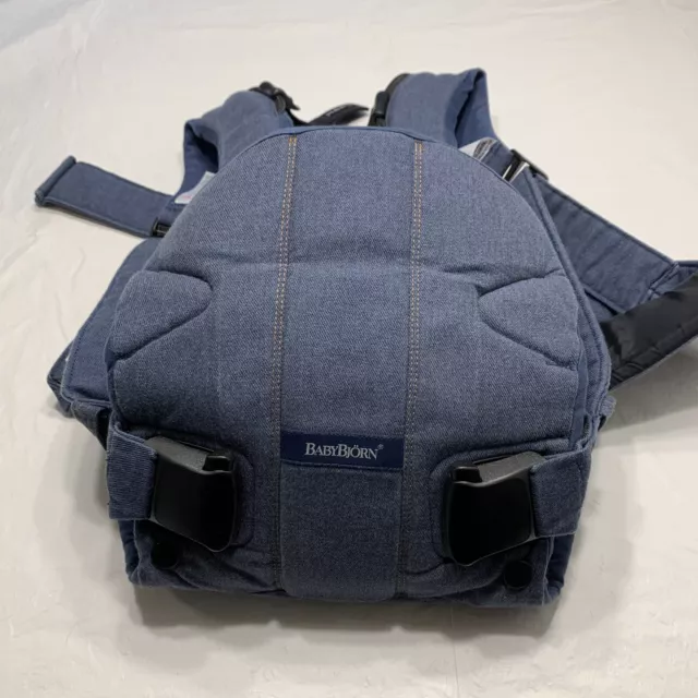 Arnés corporal acolchado con cabestrillo para portabebés Baby Bjorn original clásico azul marino azul marino