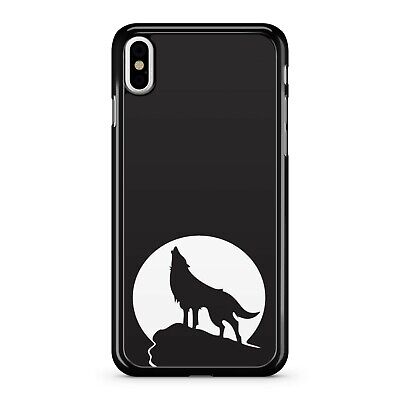Ultra Howling Wolf Animal White Full Moon Phone Case Cover