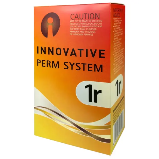 Innovative Perm System 1r - Perm Solution 1r & Neutraliser x 125ml - Resistant .