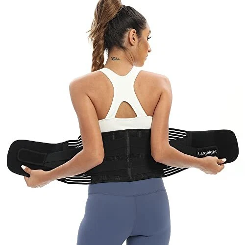 Back Braces for Lower Back Pain Relief, Breathable Back Support Belt  XX-Large